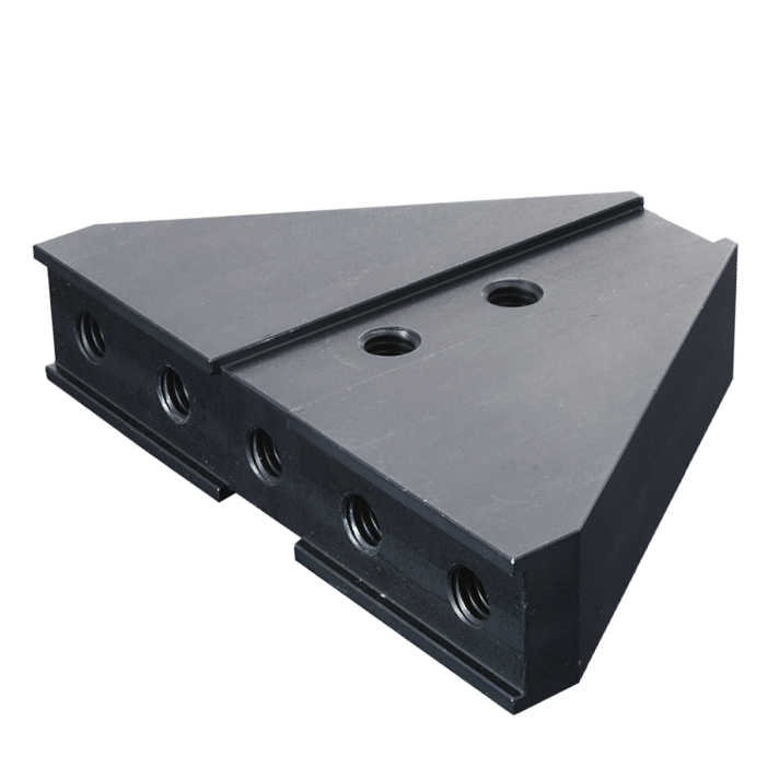 3D-Array Verbindungsstück, schwarz eloxiert
